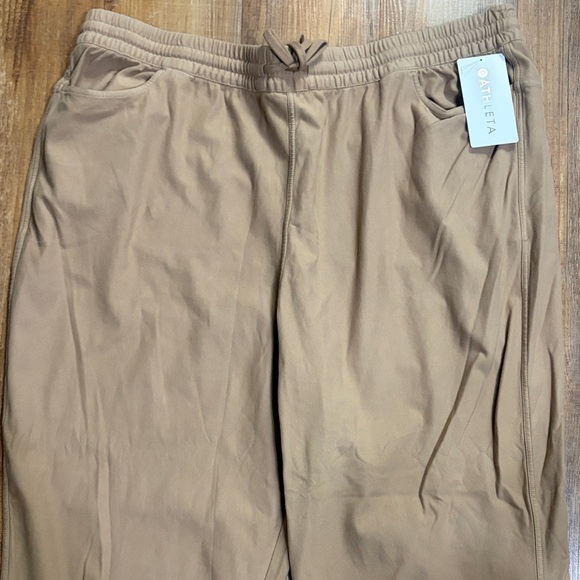 Athleta farallon Big Sur brown drawstring waist pants  size 3X - Picture 4 of 9
